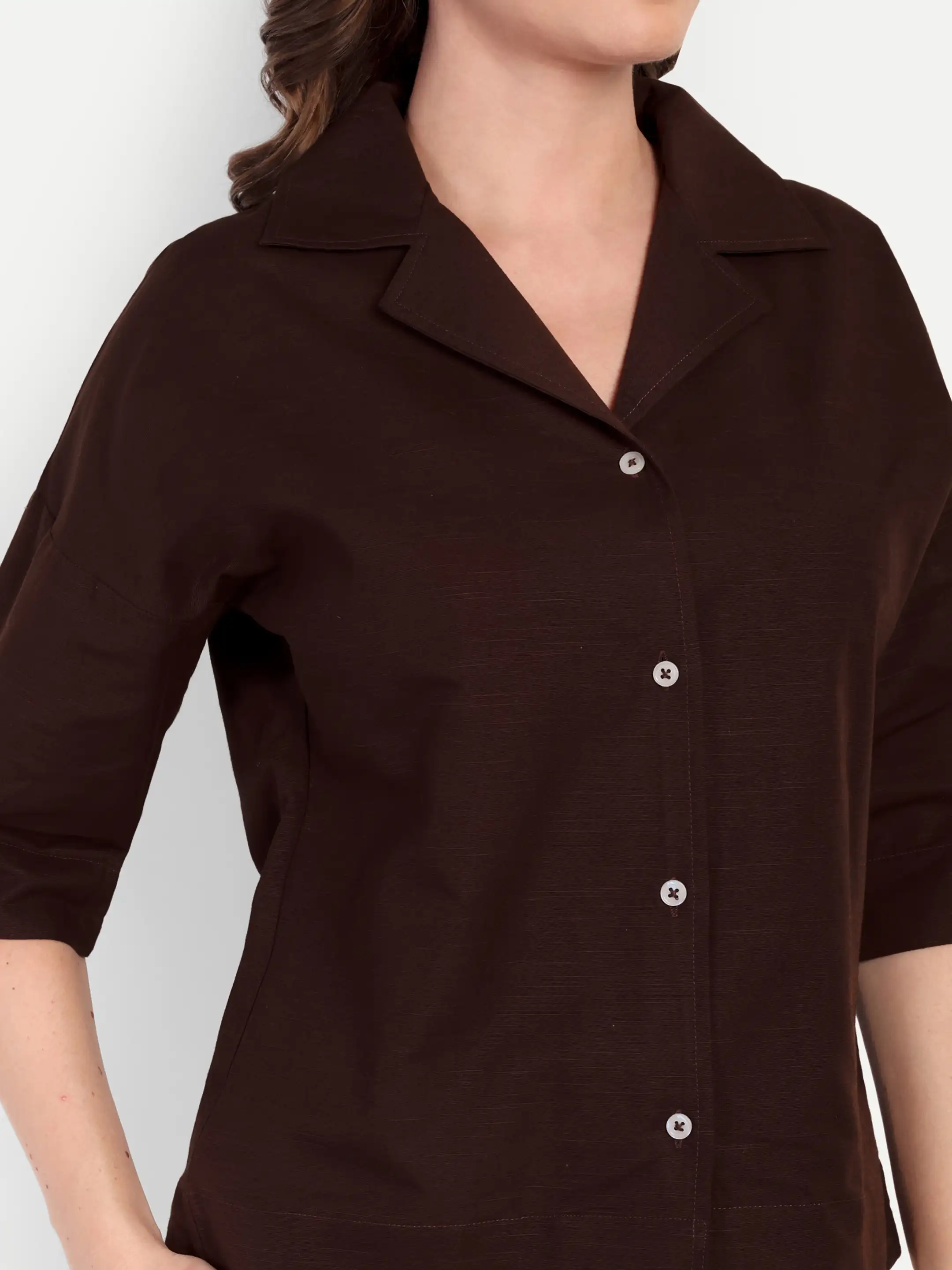 female model ecommerce photography Western Wear Formal Shirt